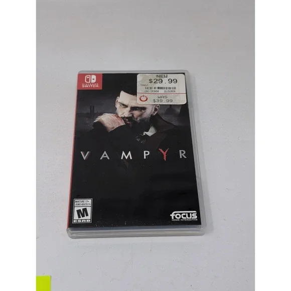 Vampyr Nintendo Switch Case Only Authentic - Picture 2 of 5